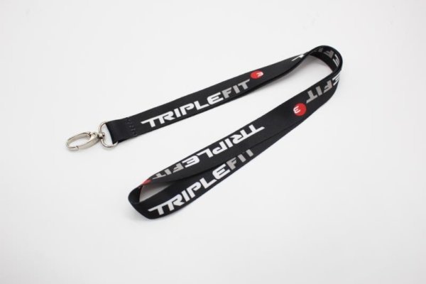 Customised lanyard singapore polyester with heat transfer printing