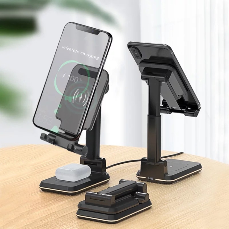 Portable foldable Wireless charging Handphone stand WCP04 - Switts
